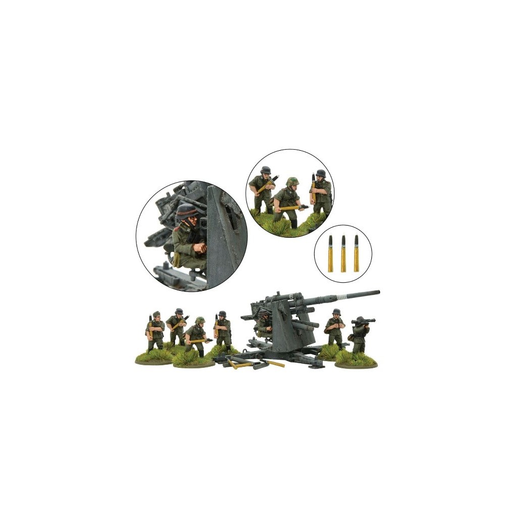 Warlord Games Bolt Action 8.8cm Flak 37 (German) WWII 88mm Artillery – 28mm Scale Kit