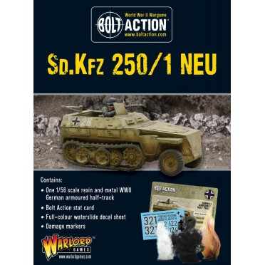 Bolt Action  - German -  Sd.Kfz 250/1 Neu Half-Track