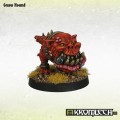 Iron Reich Orc Taskmaster with Gnaw Hound 2