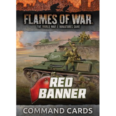 Flames of War - Red banner Command Cards