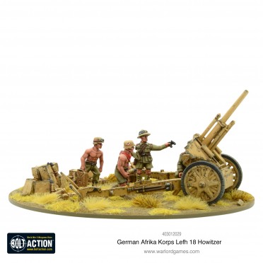 Bolt Action  - German - Afrika Korps LeFH 18 10.5cm Medium Artillery