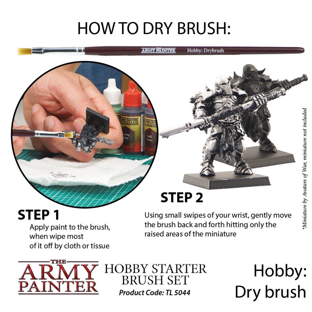 Army Painter : Pinceaux : Small Drybrush