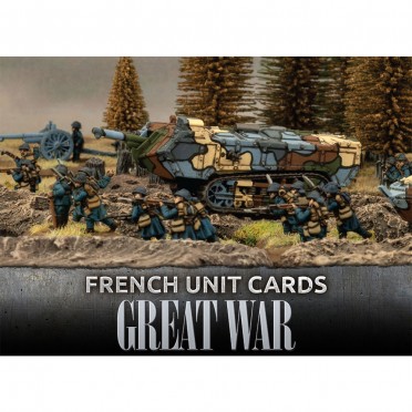 Flames Of War - Great War - French Unit Cards