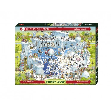 Puzzle - Funky Zoo Polar Habitat - 1000 Pièces