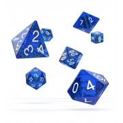 Oakie Doakie Dice dés RPG-Set Speckled - Bleu (7)