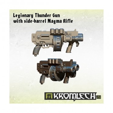 Legionary Thunder Gun with side-barrel Magma Rifle