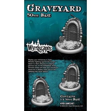 Wyrdscape Bases - Graveyard 50mm
