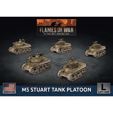 Flames of War -M5 Stuart Light Tank Platoon