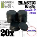 Plastic Bases - Round Lip 30mm 0