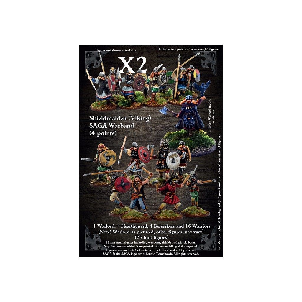 Buy Saga - Shieldmaiden Warband - Board Game - Studio Tomahawk