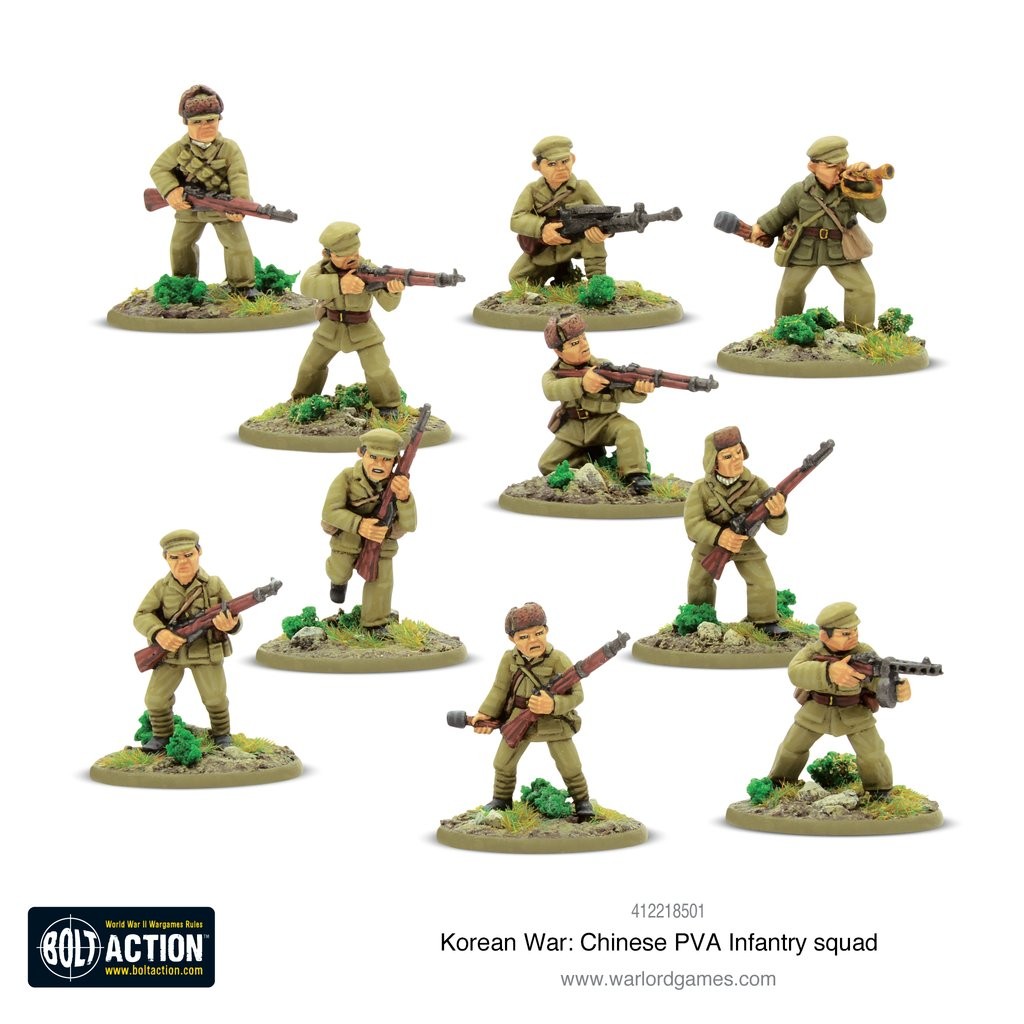 Buy Bolt Action: Korean War - Chinese PVA Infantry Squad - Board Game ...
