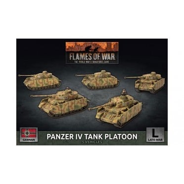 Flames of War - Panzer IV Tank Platoon
