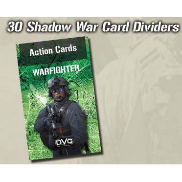 Warfighter Modern - Shadow War Card - 35 Dividers Expansion