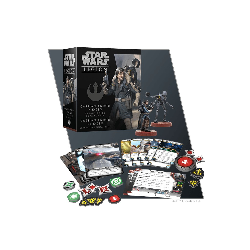 Cassian Andor and K-2SO Commander Expansion