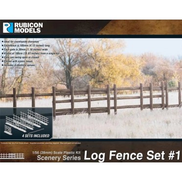 Rubicon Scenery: Log Fence Set 1