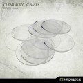Clear Plexi Bases: Round 20mm (50) 0