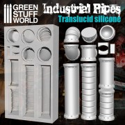 Silicone Mold -  Industrial Pipes