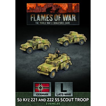 Flames of War - SdKfz 221 and 222 SS Scout Troop