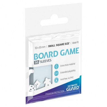 Ultimate Guard 50 pochettes Premium Soft Sleeves jeux de plateau au format petit carré