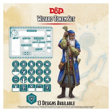 D&D -  Wizard Token Set