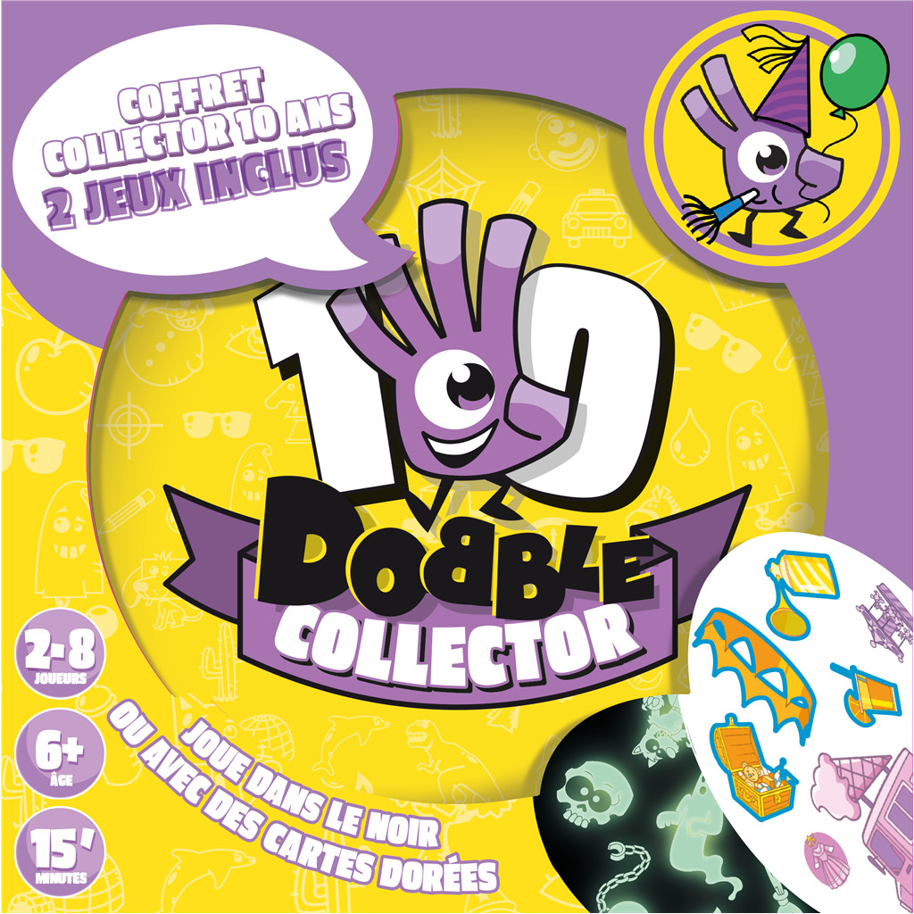 Acheter Dobble Collector 10 ans - Jeux de société - Zygomatic