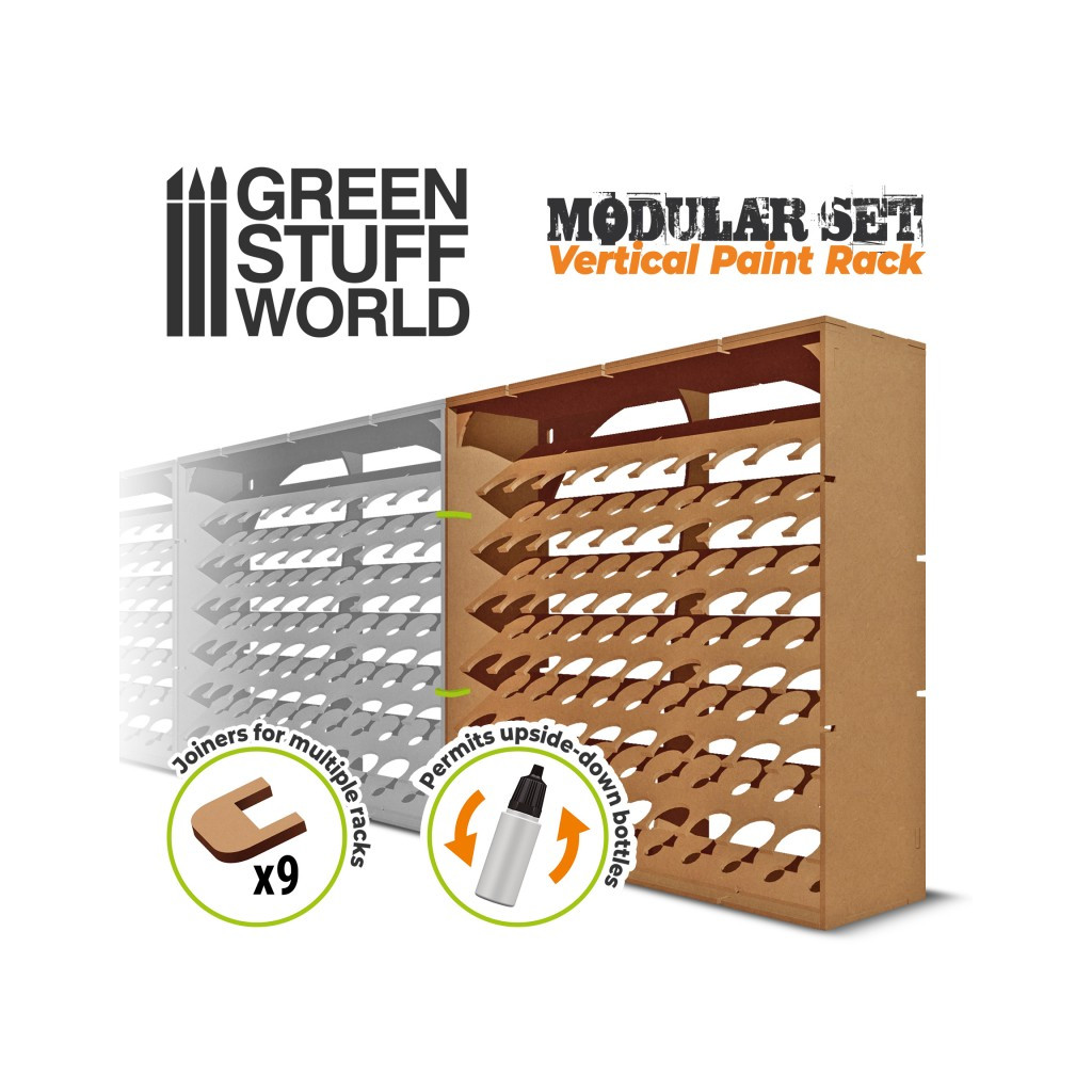Acheter Présentoir Modulaire Vertical pour Peintures - Green Stuff