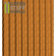 Plasticard - Thread Roof Tilesl Textured Sheet - A4