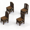 Square Back (B) Chair (x4) 0