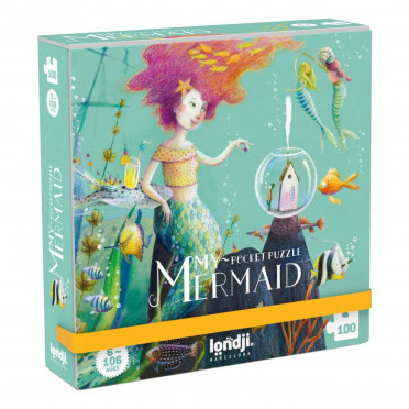 Puzzle -Pocket My Mermaid -100 Pièces