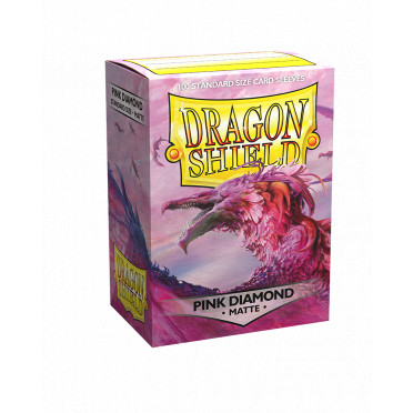 100 Dragon Shield Matte Pink Diamond