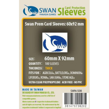 Swan Panasia - Card Sleeves Premium - 60x92mm - 100p