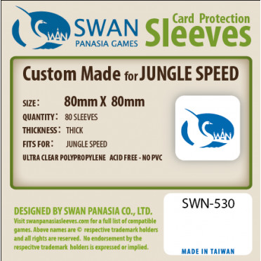 Swan Panasia - Card Sleeves Premium - 80x80mm - 100p