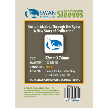 Swan Panasia - Card Sleeves Premium - 52x74mm - 100p