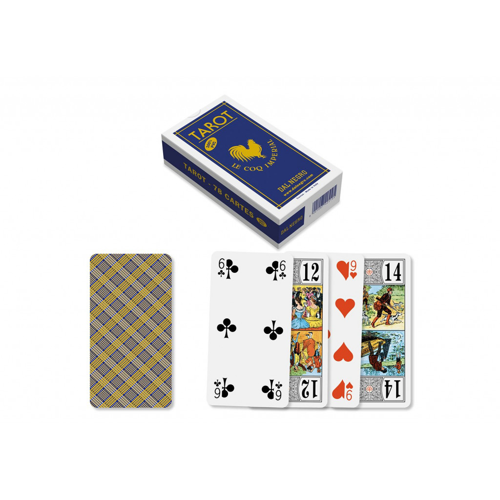 Acheter Jeu de Tarot 78 cartes de luxe le Coq Imperial - Dal Negro