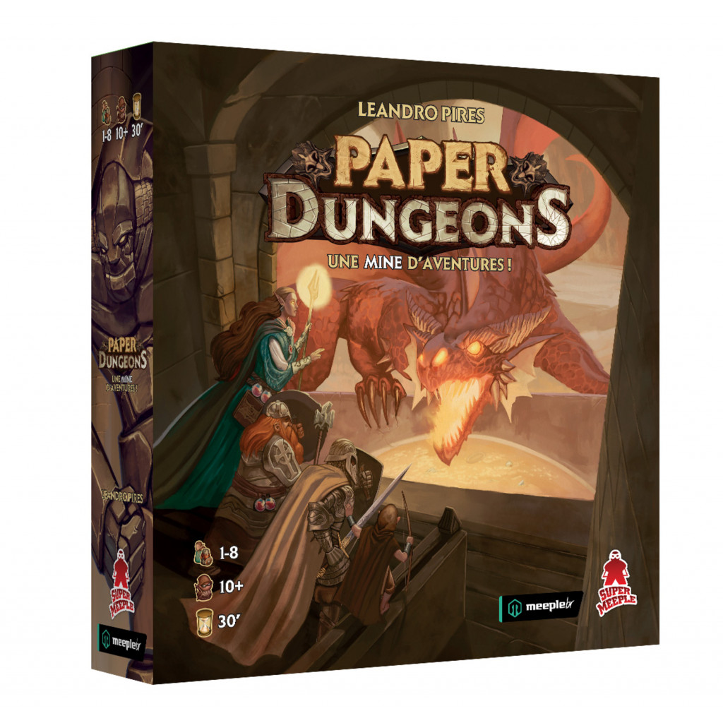 Acheter Paper Dungeons - Le Jeu - Super Meeple - Jeux de société
