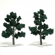 Woodland Scenics - Arbres à feuilles - Dark Green : 12,5-15 cm