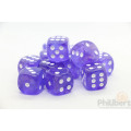 Set of 12 6-sided dice Chessex : Borealis 4