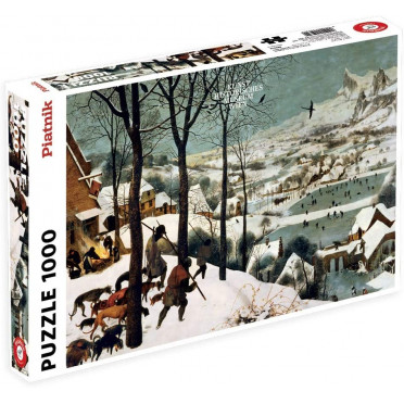 Puzzle - Brueghel - Chasseurs dans la neige - 1000 pièces