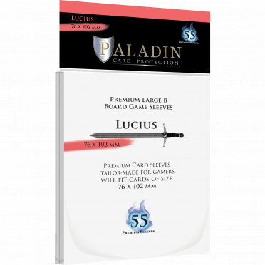 Sleeves Paladin - Lucius Large B - 76 x 102 mm - 55p