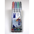 Water Soluble 4-Pack Markers Medium-Tip 0
