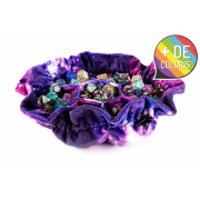 Velvet Compartment Dice Bag with Pockets