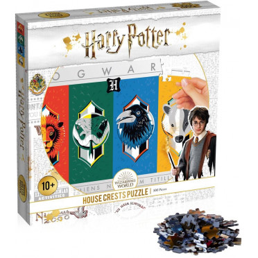 Puzzle 500 pièces Harry Potter - Les 4 Maisons