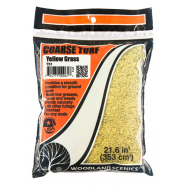 Woodland Scenics - Coarse Turf Yellow Grass Bag