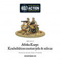 Bolt Action - Afrika Korps Kradschutzen Motorcycle & sidecar 0