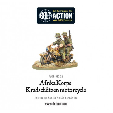 Bolt Actiov - Afrika Korps Kradschutzen Motorcycle