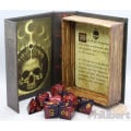 Mark of the Necronomicon Dice - Red and Inky Black Polyhedral Set 0