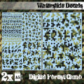 Waterslide Decals - Digital Forest Camo 0