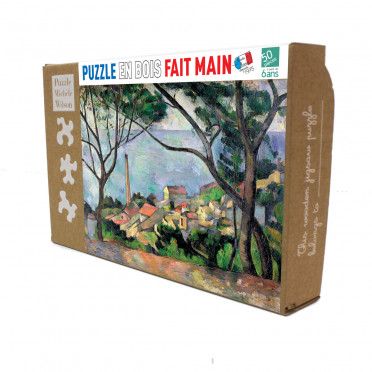 Puzzle - Vue sur l'Estaque de Paul Cézanne - 50 Pièces