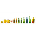 Ziterdes: Drinking Glass Bottles and Glasses set, 24 pieces 0