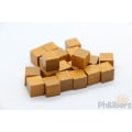 20 Cubes Bois 10mm : 2
